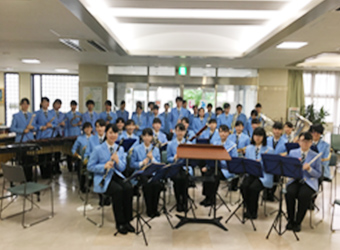 新採用京都府立鳥羽高等学校吹奏楽部の皆さん歓迎会