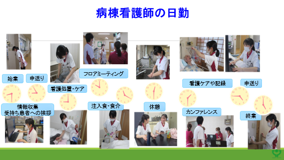 病棟看護師の日勤