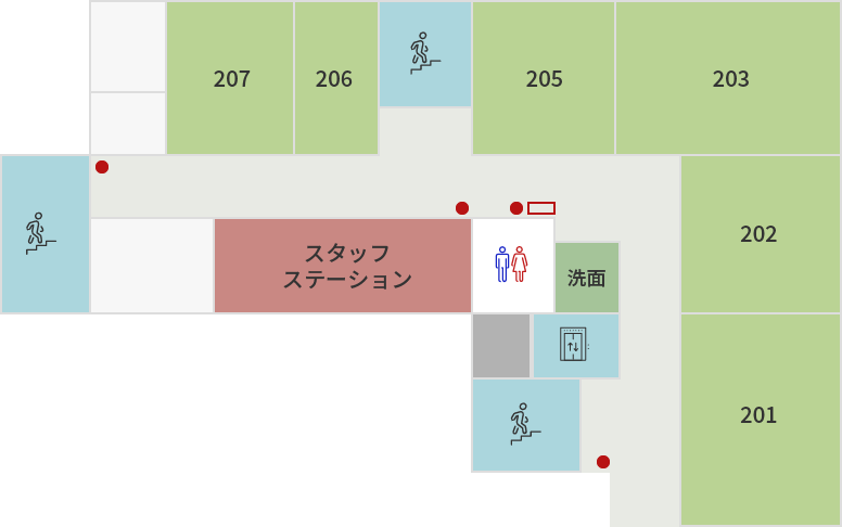 入院棟２階