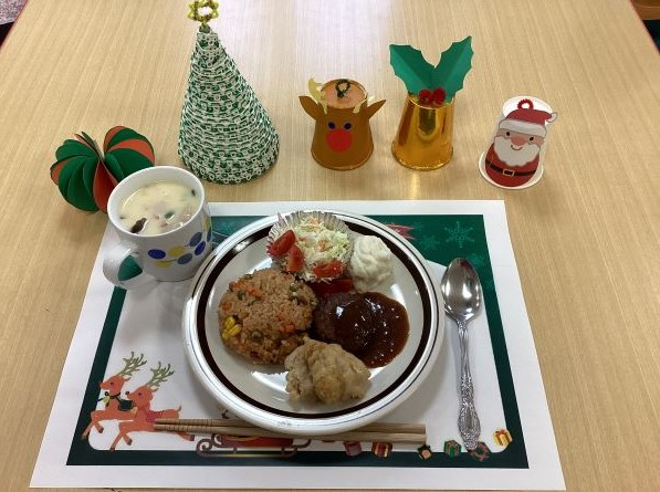 ボリューム満点！クリスマスランチ♪