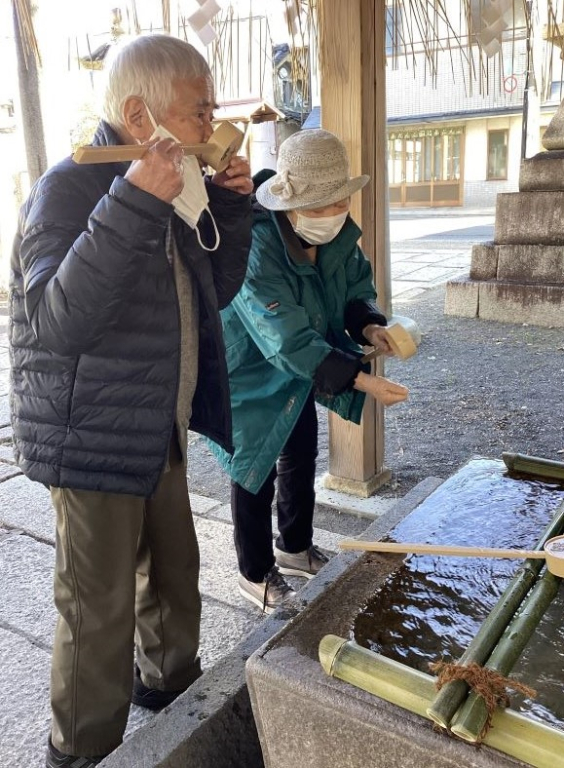 初詣に行って来ました。