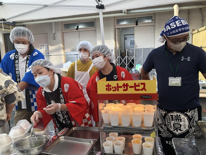 食べ物も充実！