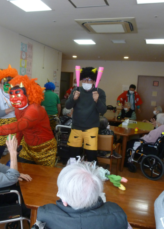 鬼はー外！！福はー内！！