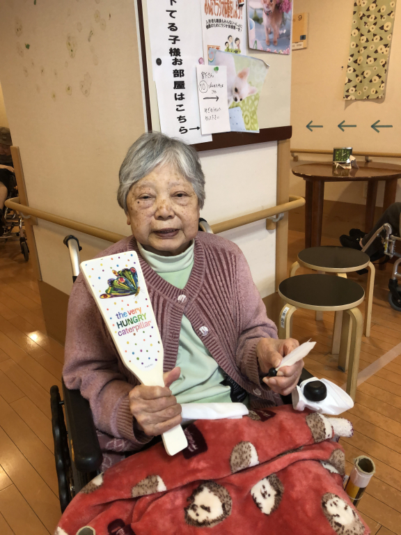 (特養)羽子板レクリエーション
