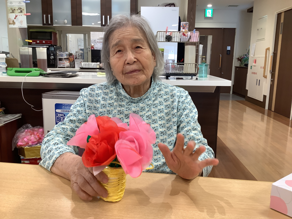 母の日を前に