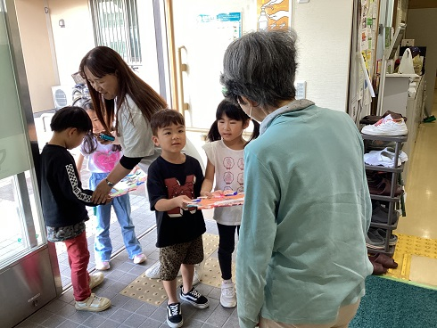 園児よりお礼のプレゼント！