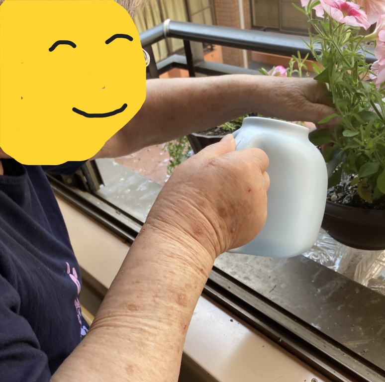 花の水やり