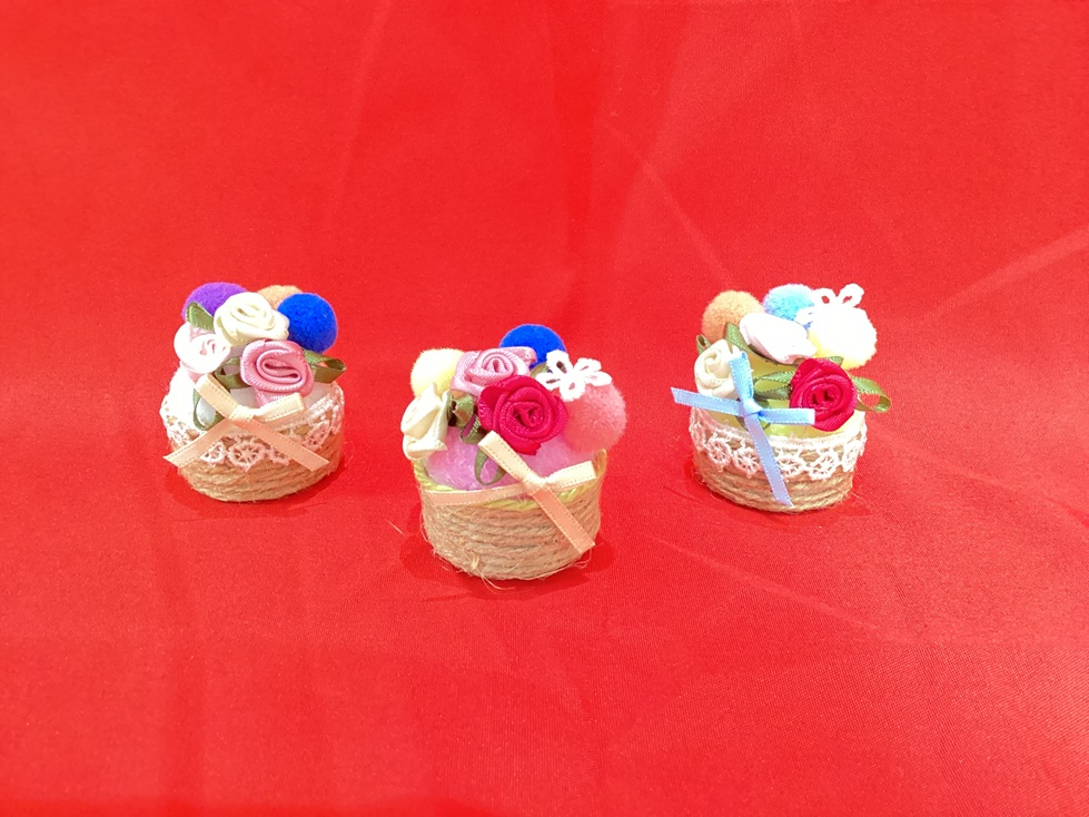 🌸 花かご飾り