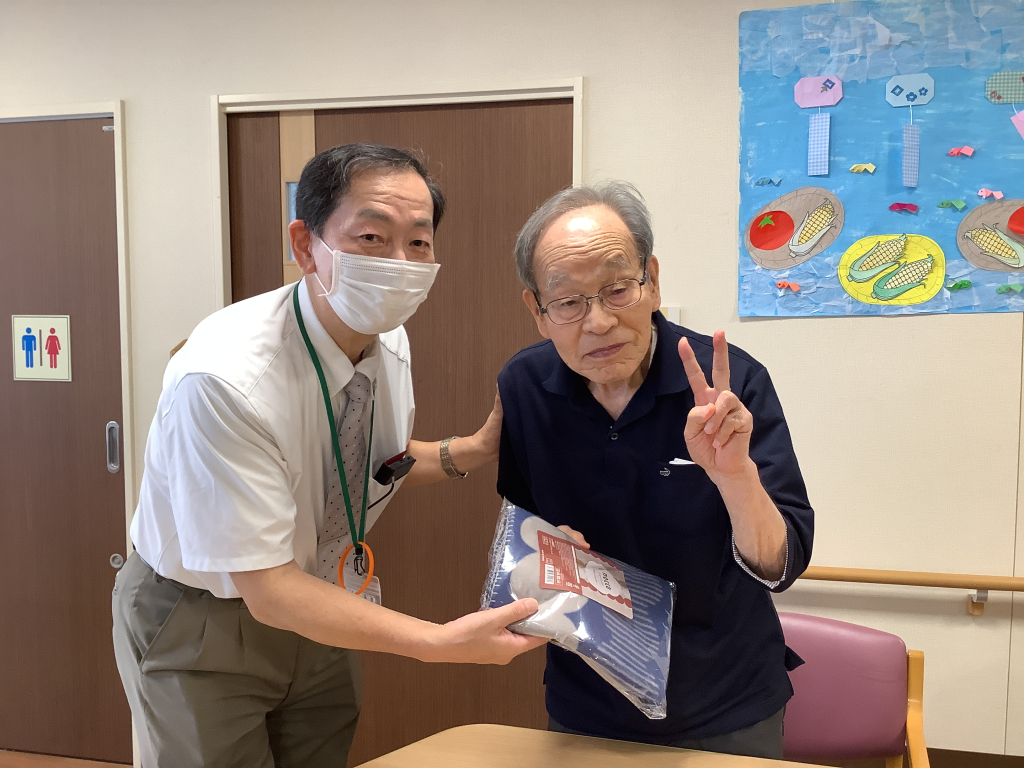 男性最高齢の入居者様