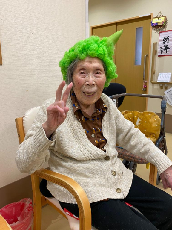 緑鬼さんになったよ