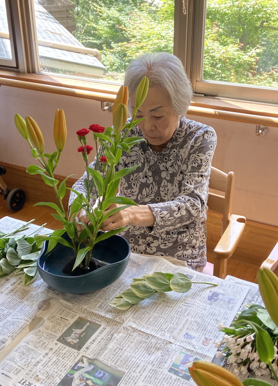 5月の生け花教室