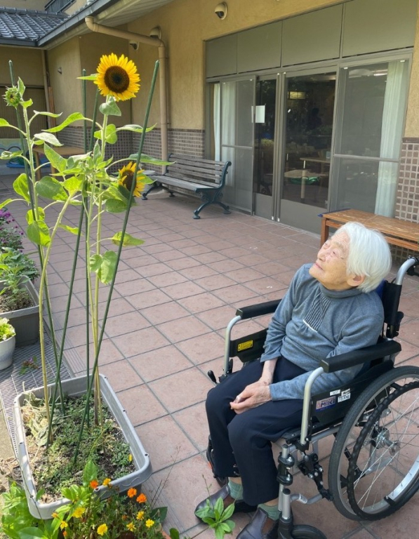 暑さに負けず