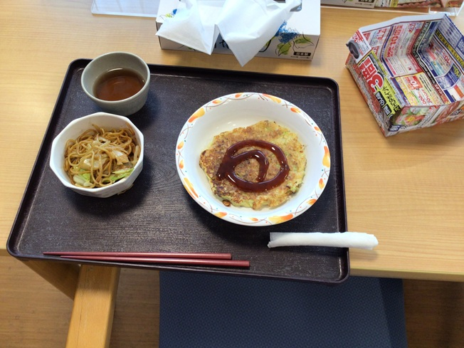 料理レク（お好み焼き）