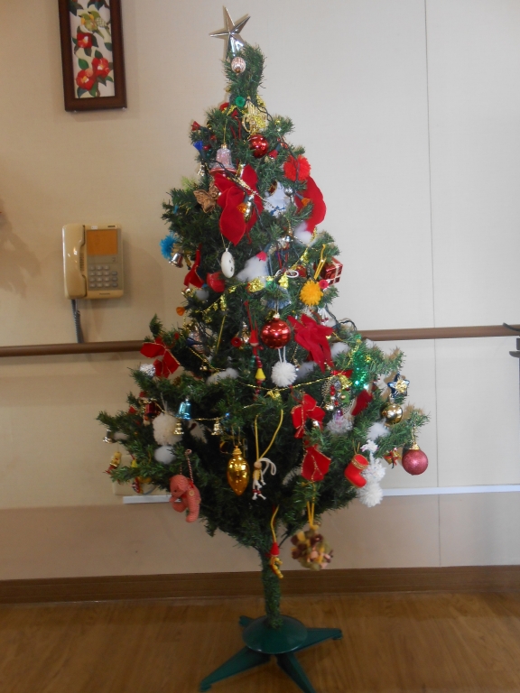 ケアハウス クリスマス飾りつけ ケアハウス クリスマス飾りつけ