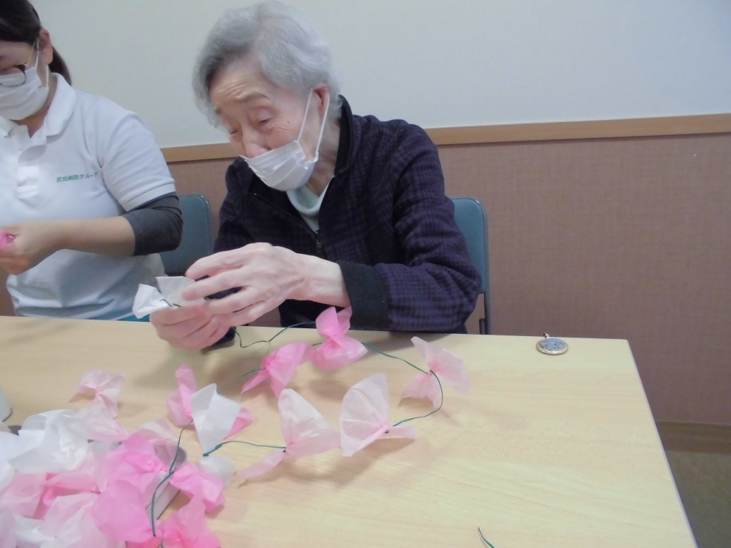 特養 ショート 桜咲く 第一弾