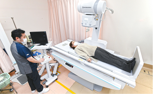 X線TV撮影（造影剤を用いたレントゲン検査）