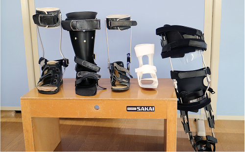 装具療法による安定した歩行支援