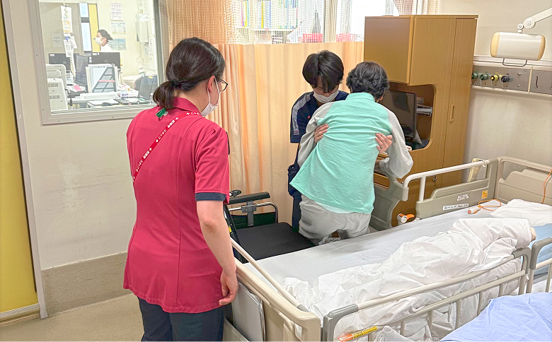 リハビリ成果を生活につなげる介助伝達