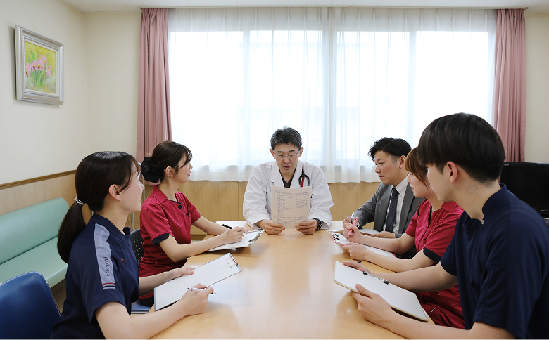 転倒予防を目的とした多職種カンファレンス