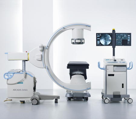 3Dイメージ（SIEMENS社　ARCADIS）の写真