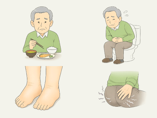 圧迫による症状