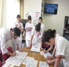 宇治武田病院　看護部　看護管理実習の様子