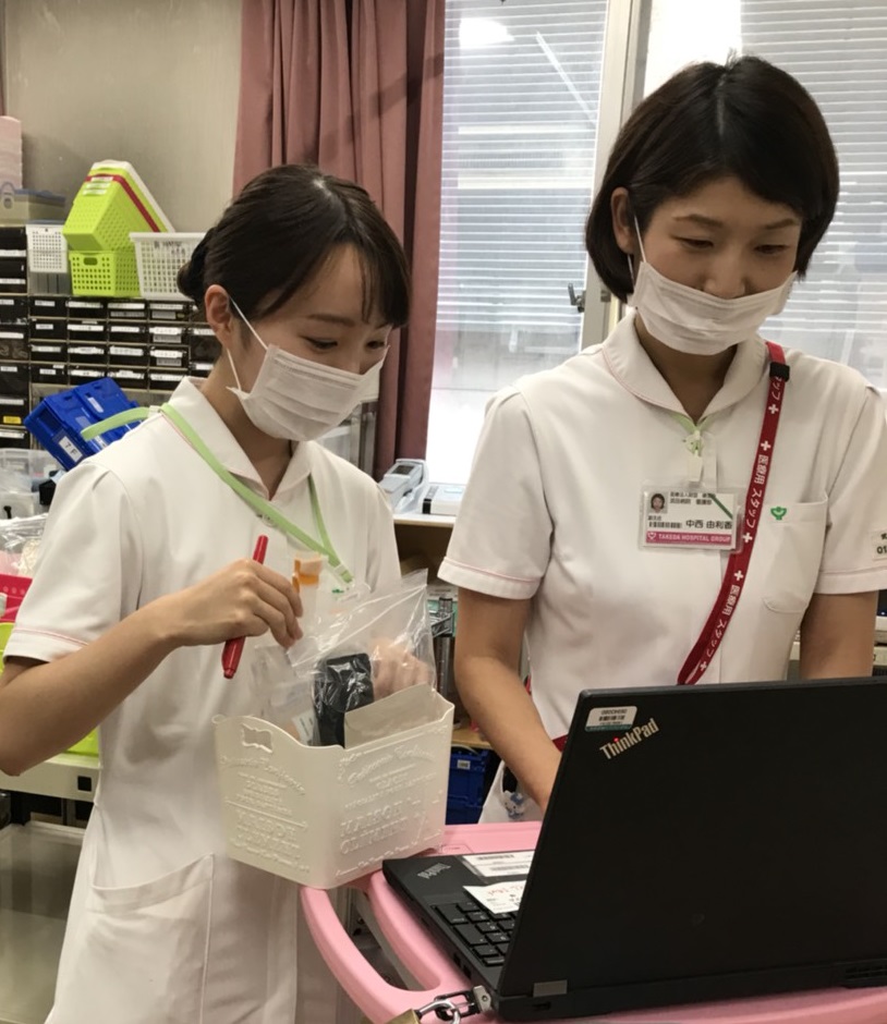 康生会武田病院　看護部　７F看護師　植村　真祐美さん